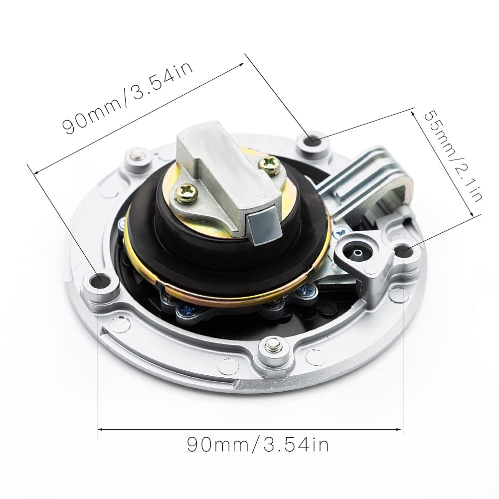 Motorcycle Ignition Switch Fuel Gas Cap Seat Lock Key Set U1440