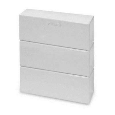 6 inch Right End Cap for Baseboard (White) U8489