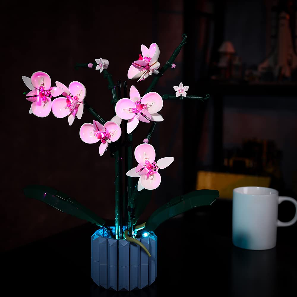 LED Lighting Kit for Lego Orchid 10311 Plant Model Building Set K4572
