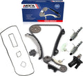 Timing Chain Kit with Variable Timing Solenoid and Thermostat Housing and Valve Cover Gasket Set for Ford Fusion Escape 2.3L 2.5L M62111