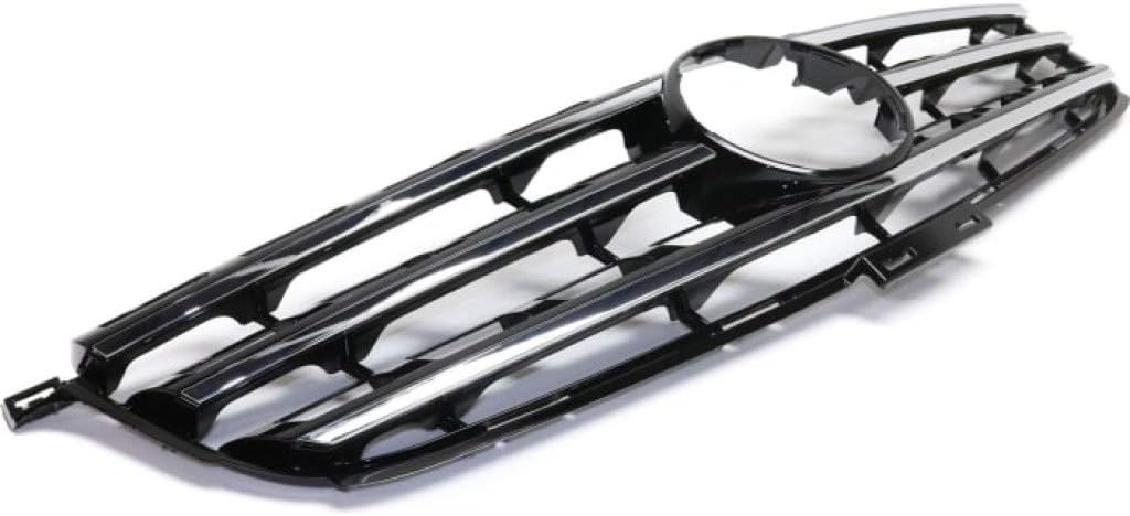 Black Plastic Grille Assembly with Chrome Molding B975