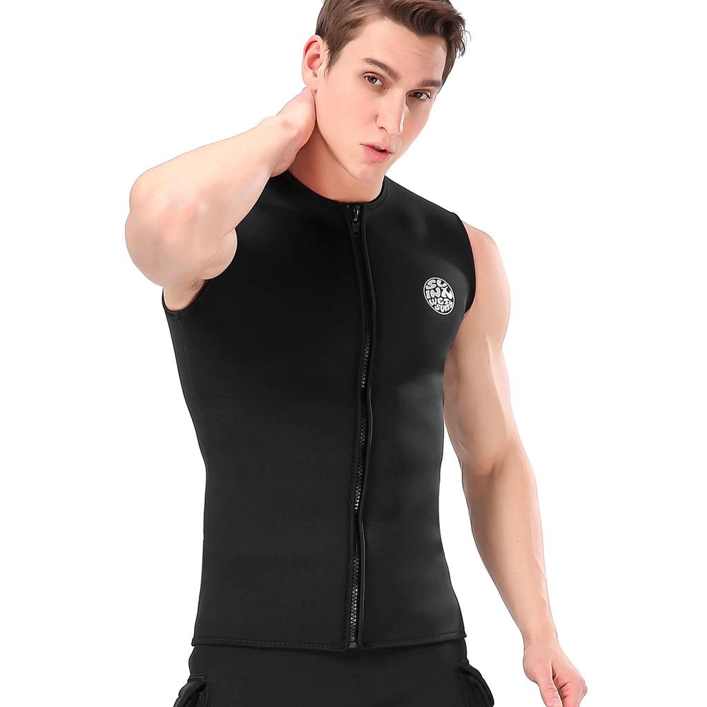 Neoprene Wetsuit Vest with Thermal Suede Lining B34734