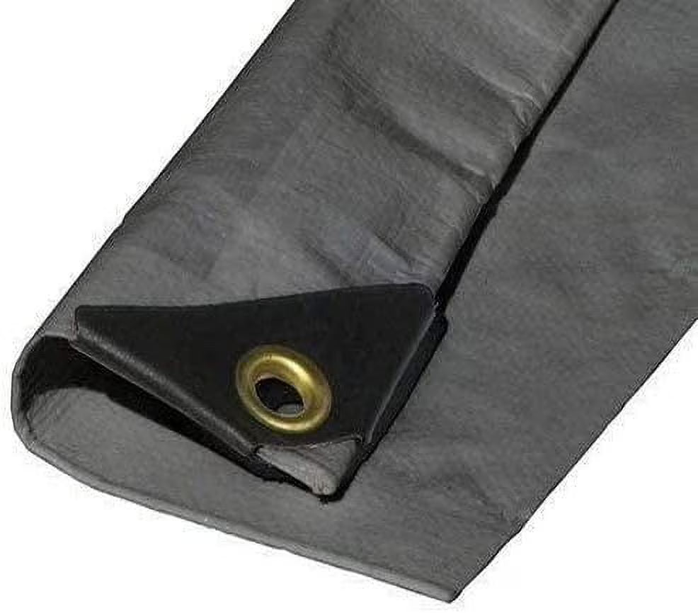16'X24' Extra Heavy Duty 12 mil Silver Tarp 3 Ply Coated Reinforced Canopy 6 oz 3 Layer E71012