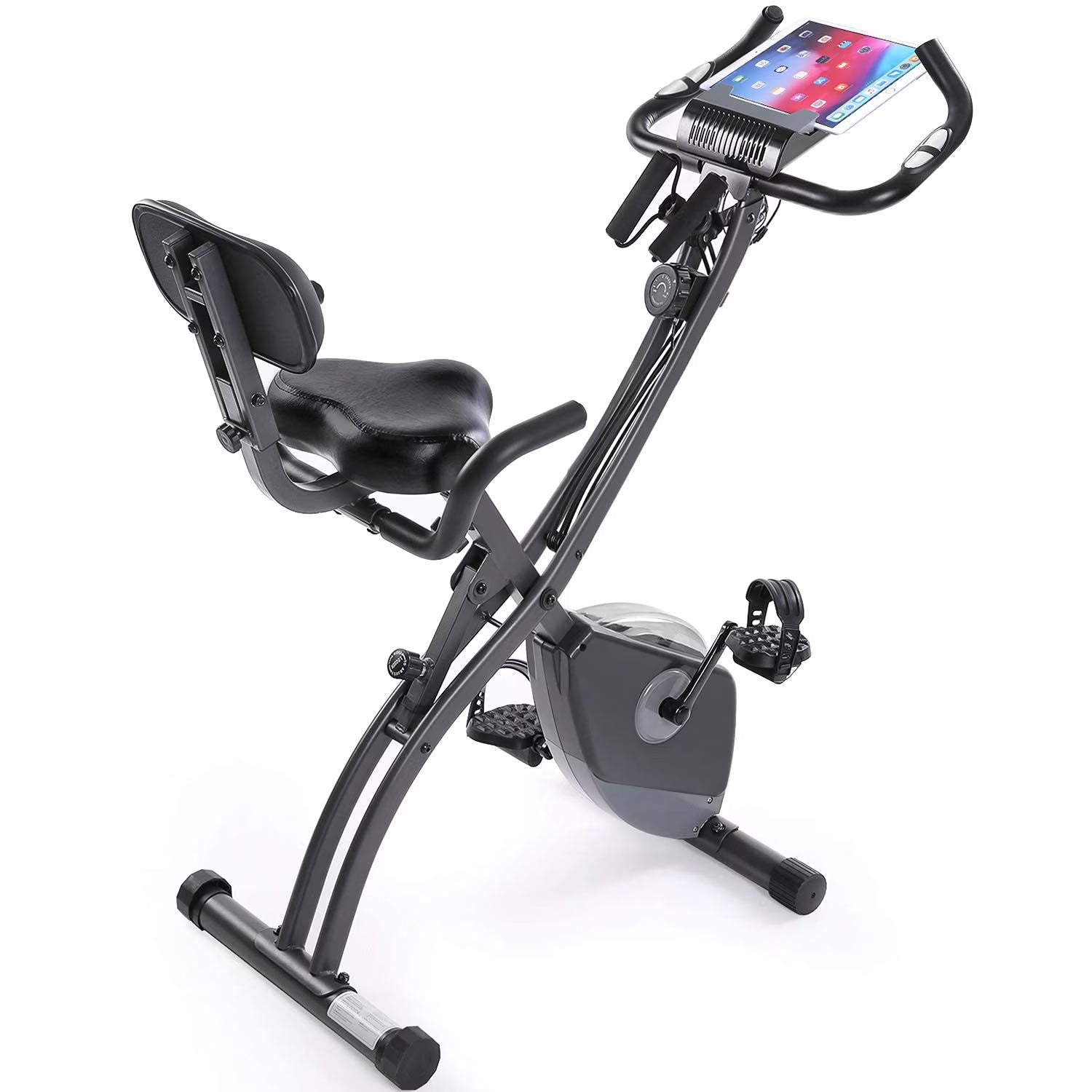 Magnetic Upright Exercise Bike with Pulse Sensor LCD Monitor Z8614
