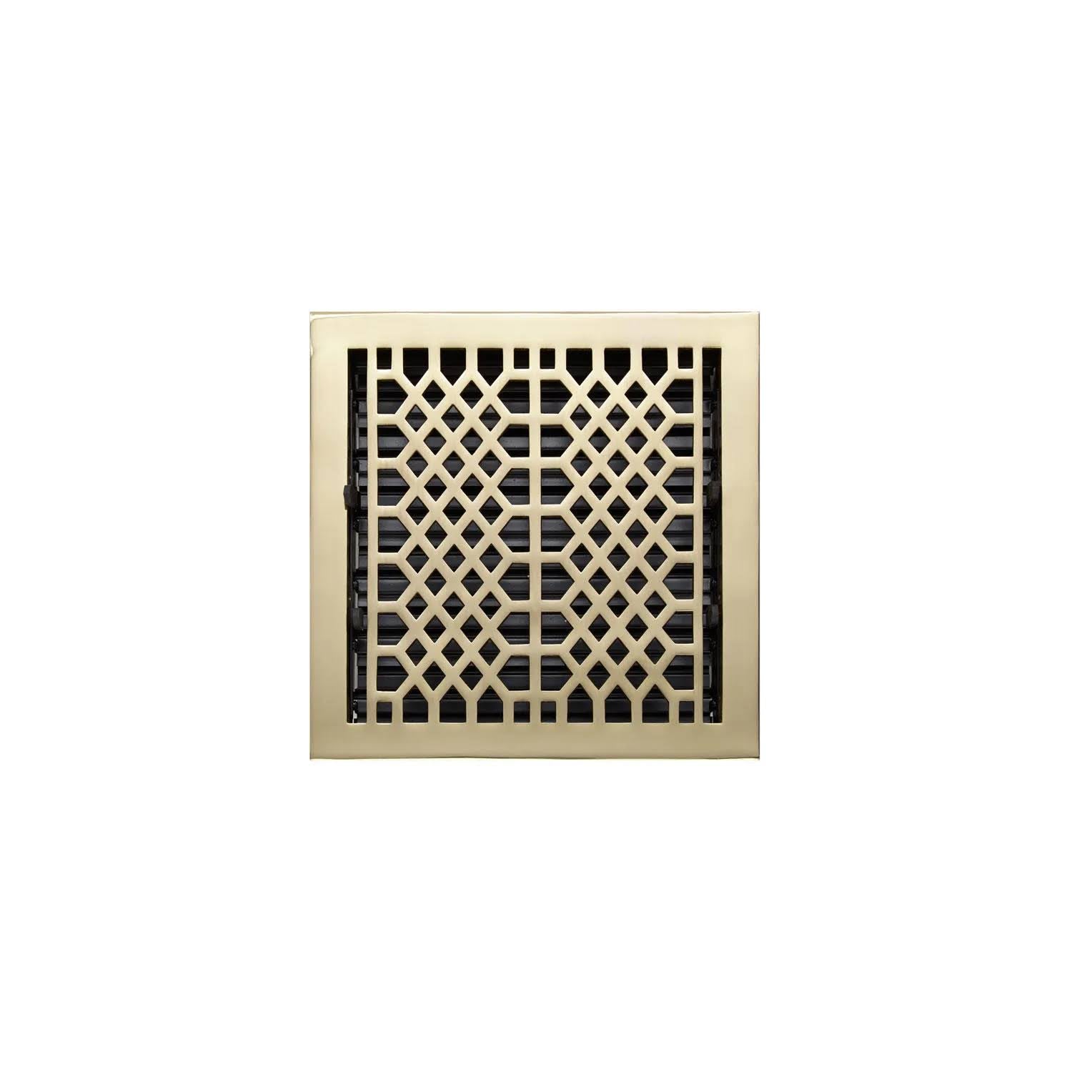 Polished Brass Wall Register M89458