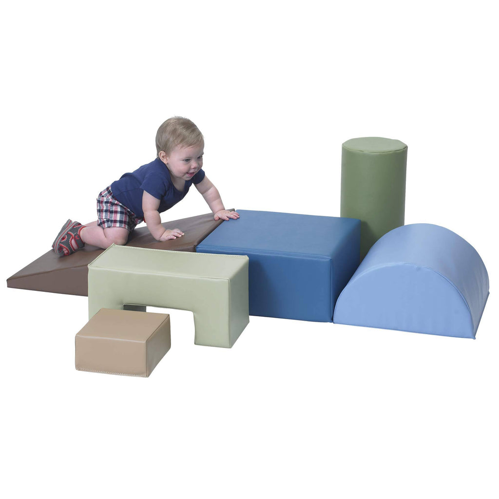 6 Piece Woodtones Climb and Play Set L88907