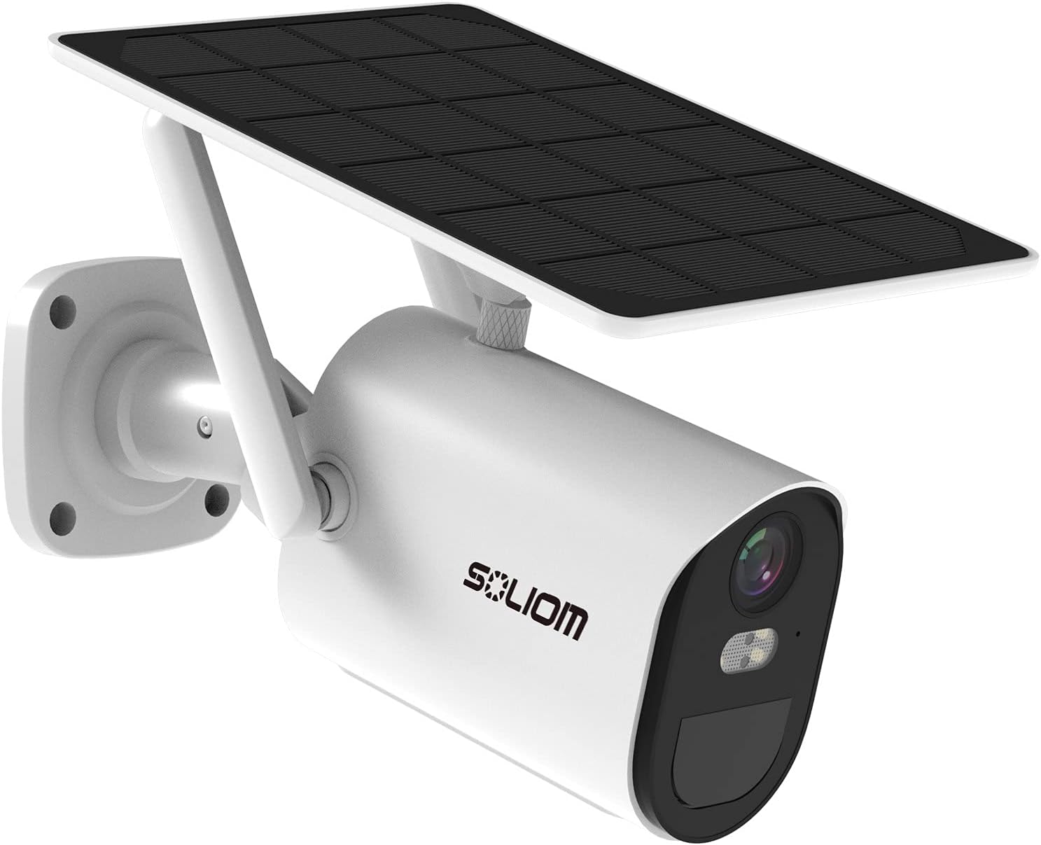 Solar Security Camera Outdoor Wireless Battery Powered 1080p with Spotlight Color Night Vision Two-Way Talk Siren Alarm Motion Detection Y119