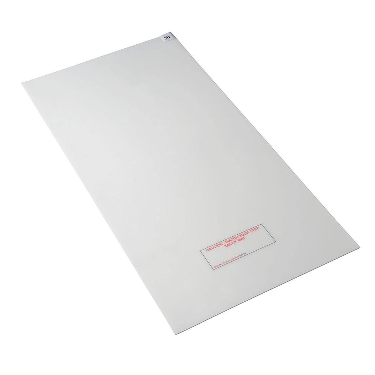 White Disposable Tacky Mat 18x22 W x 36x22 L U408136