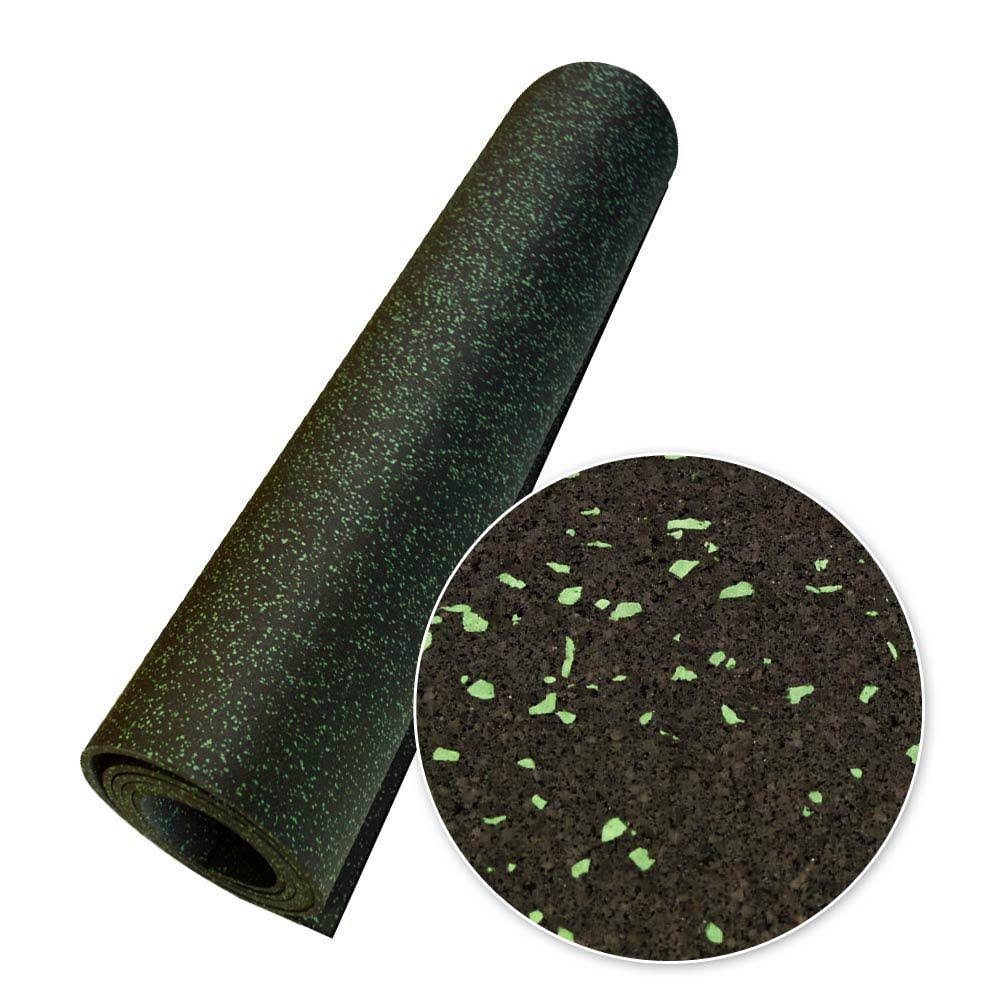Green Dot 3/8 inch Thick Rubber Flooring A823248
