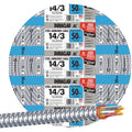 50 ft. 14/3 Solid Steel Armored AC Cable Z571985