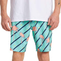 Sea Green 19 Inch Outseam Boardshort A4197