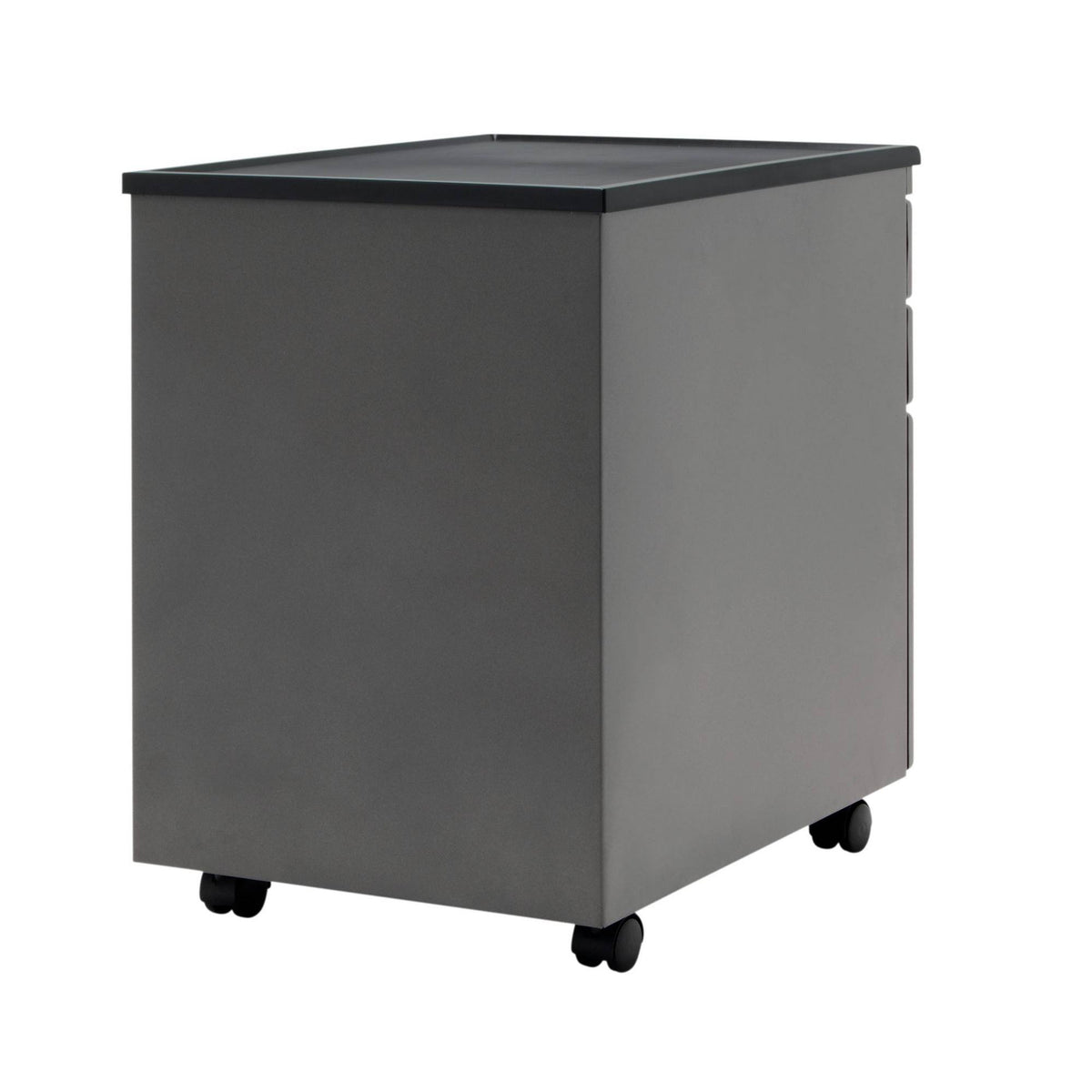Pewter Mobile File Cabinet V9326
