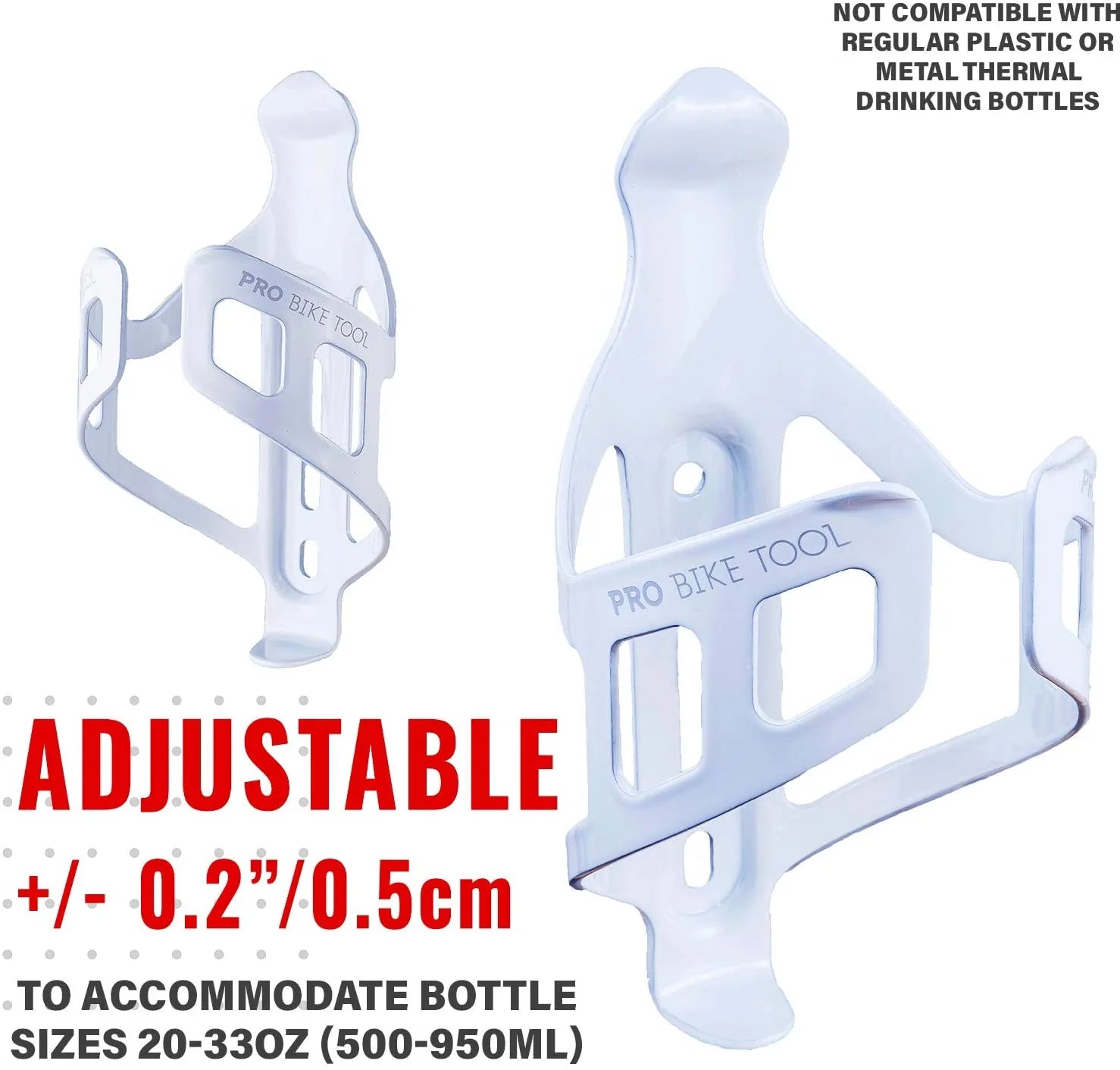 Black or White Gloss Bicycle Bottle Cage Z28044