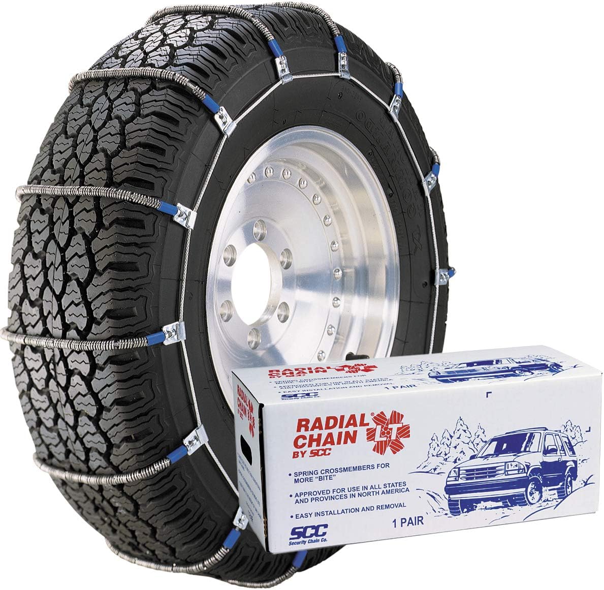 Set of 2 Tire Traction Chain for Light Trucks S441