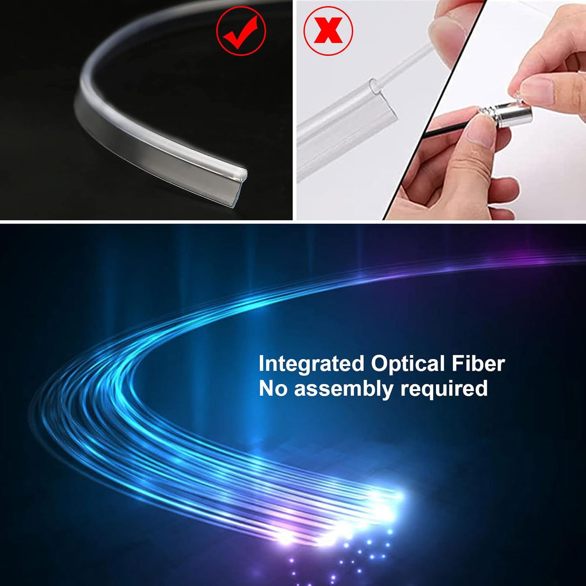 10 in 1 Car LED Strip Lights with APP Control B530271