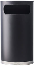 Black Half Round Receptacle A5197