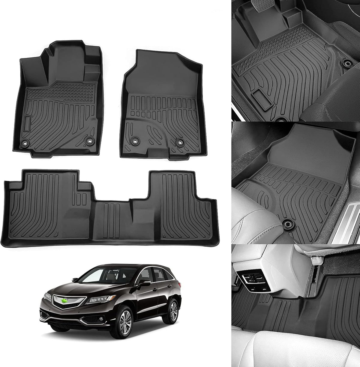 3D TPE All Weather Floor Liner for Acura RDX V257999