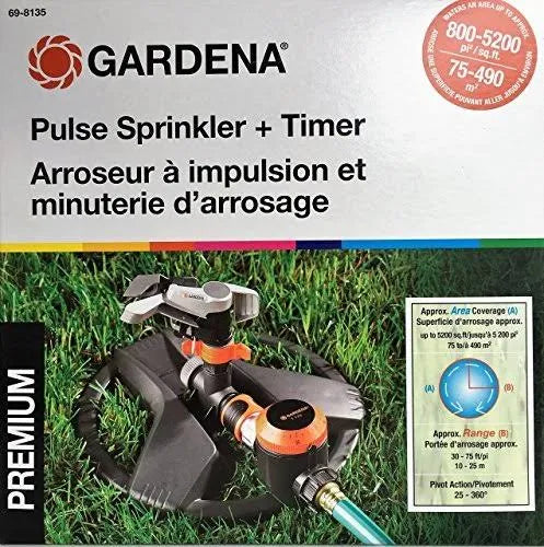 Pulse Sprinkler with Water Timer E749