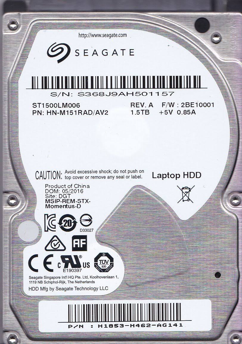 1.5 TB 5400RPM 2.5 SATA Hard Drive M48976