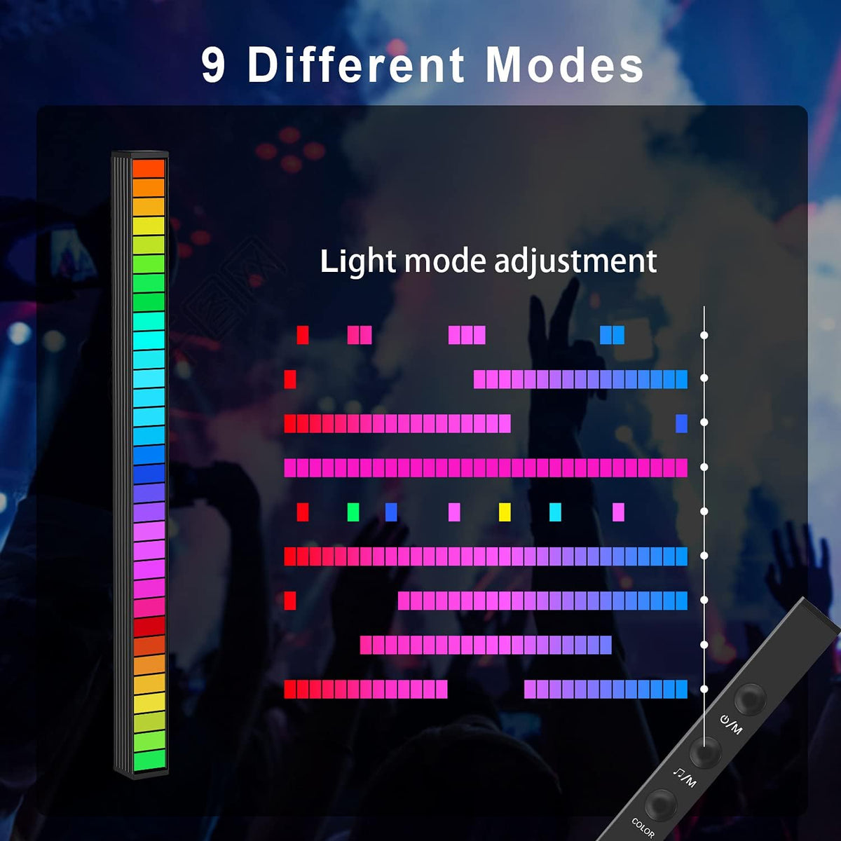 RGB Light LED Display Audio Spectrum Rhythm Pulse K300326