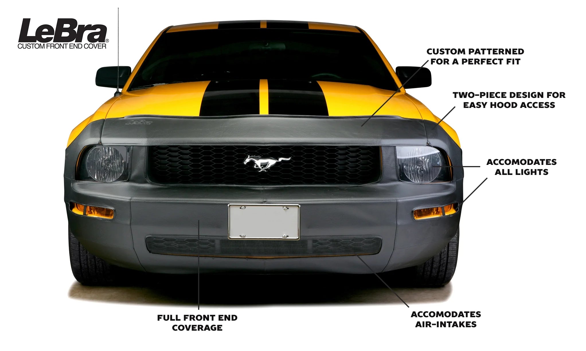 Black Front End Cover for 2000-2002 Subaru Outback L5526
