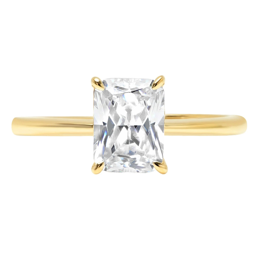 18K Yellow Gold Solitaire Engagement Ring O6399
