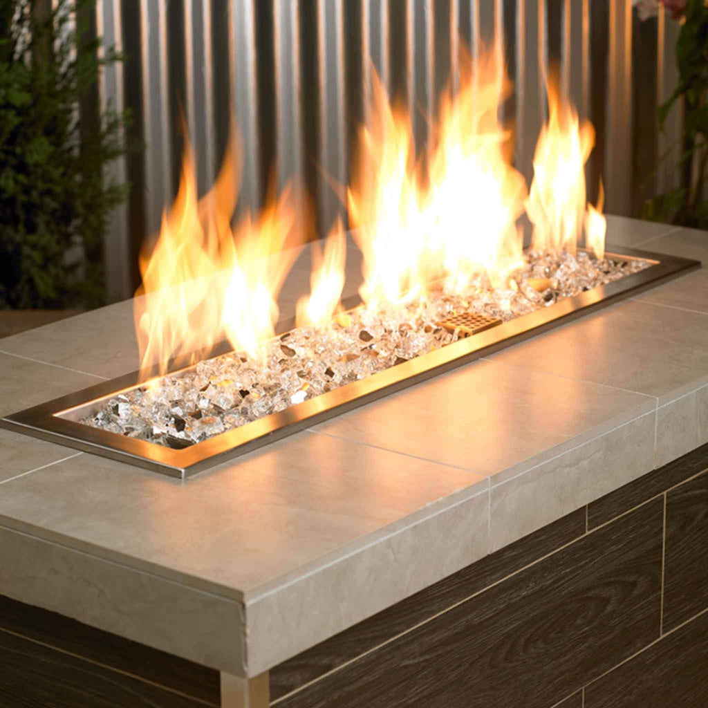 1/2x22 Clear Fire Glass (10 lb Bag) C848