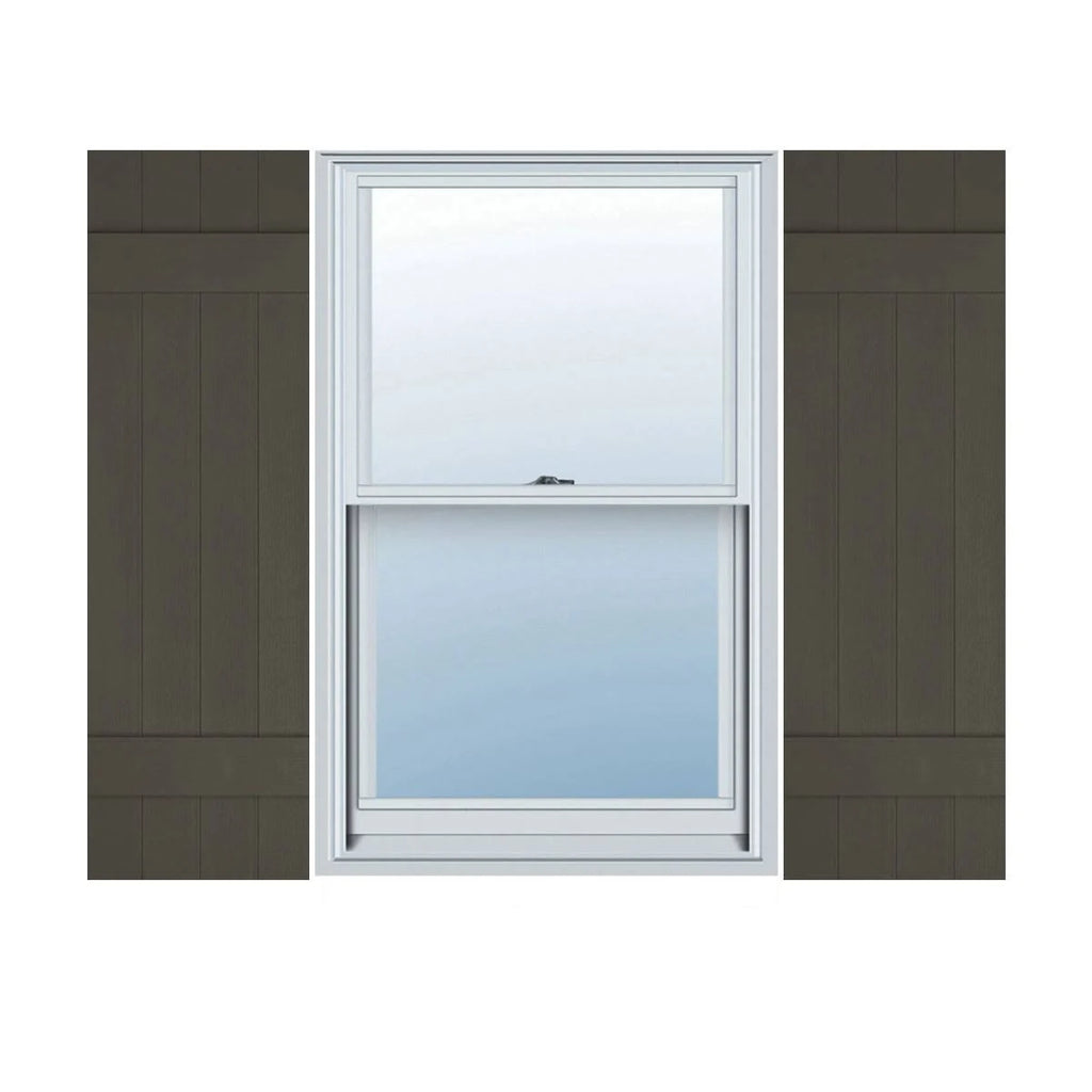Board-n-Batten Shutters with Shutter-Loks, Per Pair E13854