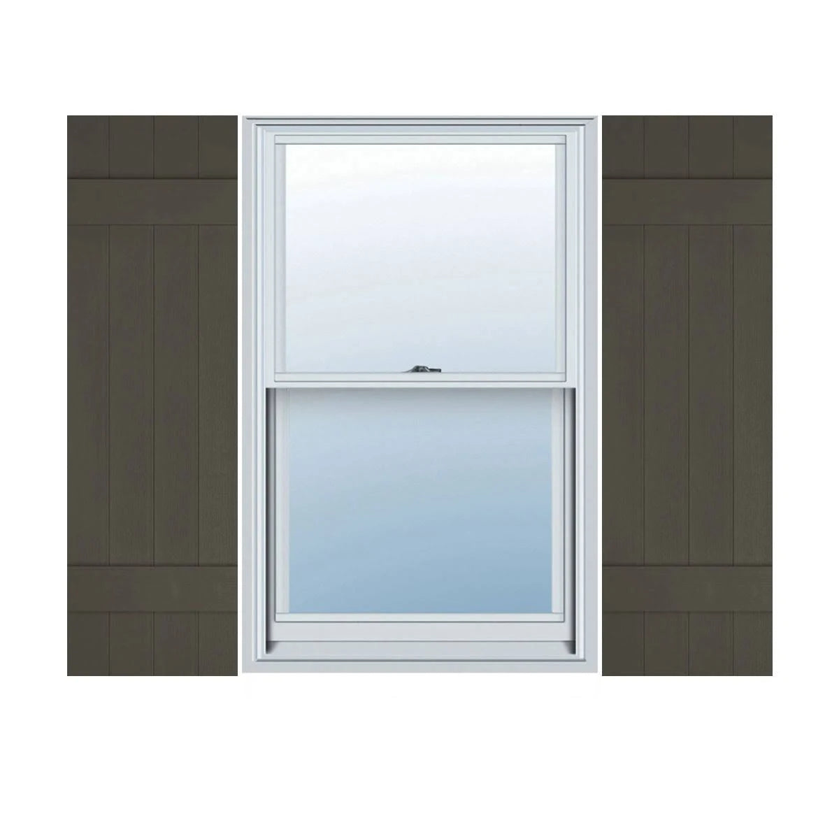Board-n-Batten Shutters with Shutter-Loks, Per Pair E13854