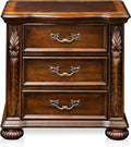 Brown Cherry Traditional Nightstand E39144