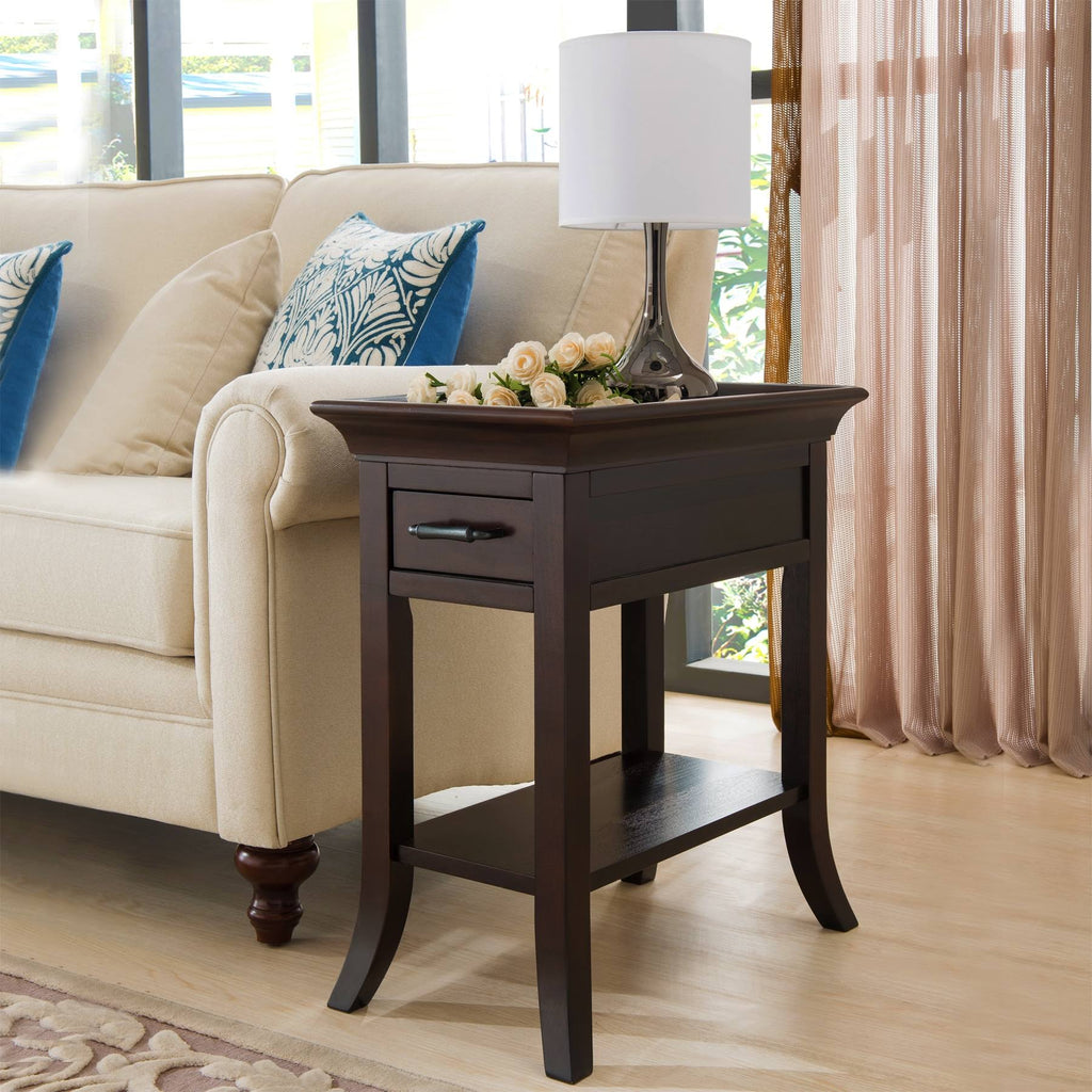 Cherry Tray Edge Chairside Table L82907