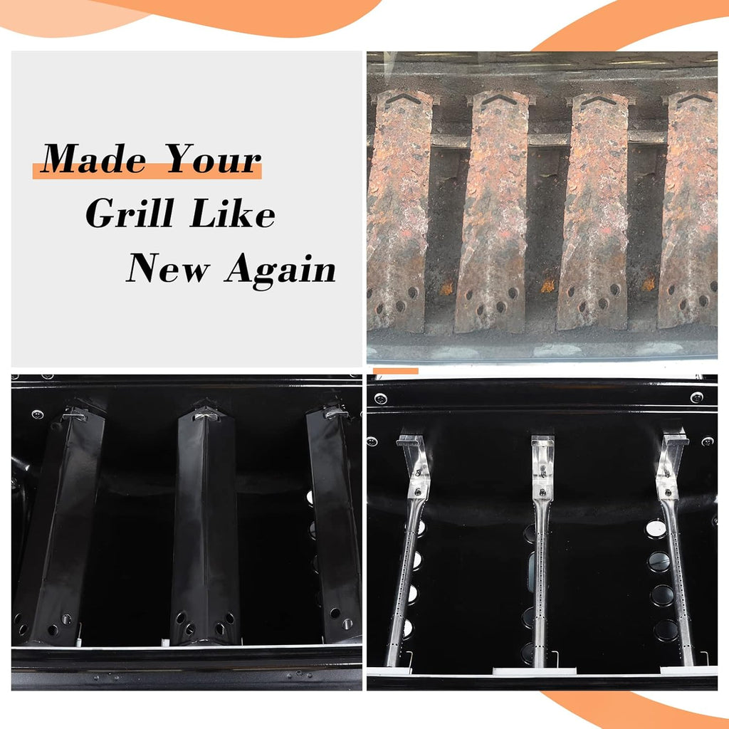 3-PACK Grill Heat Plates and Burner Tubes V459