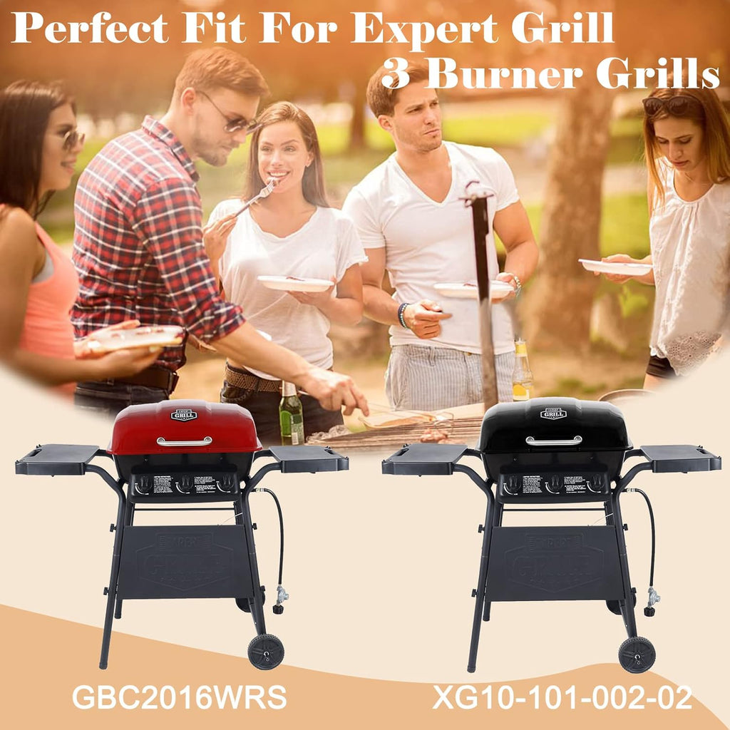 3-PACK Grill Heat Plates and Burner Tubes V459