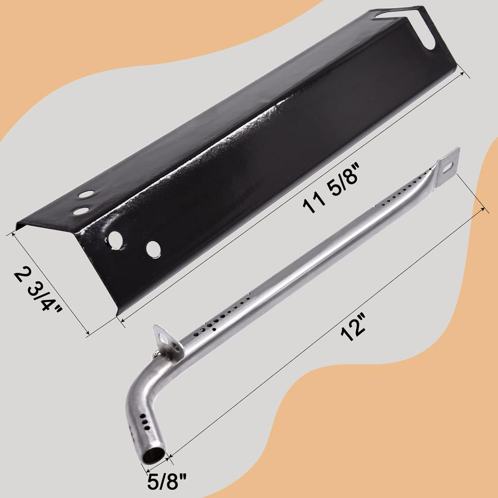 3-PACK Grill Heat Plates and Burner Tubes V459