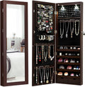 Jewelry Armoire with Full Length Mirror and 2 Drawers H611515