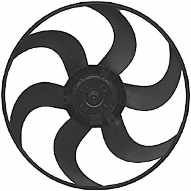 Radiator Cooling Fan Assembly for Jeep Commander 2006-2009, 3.7/4.7L, Single Fan D418729