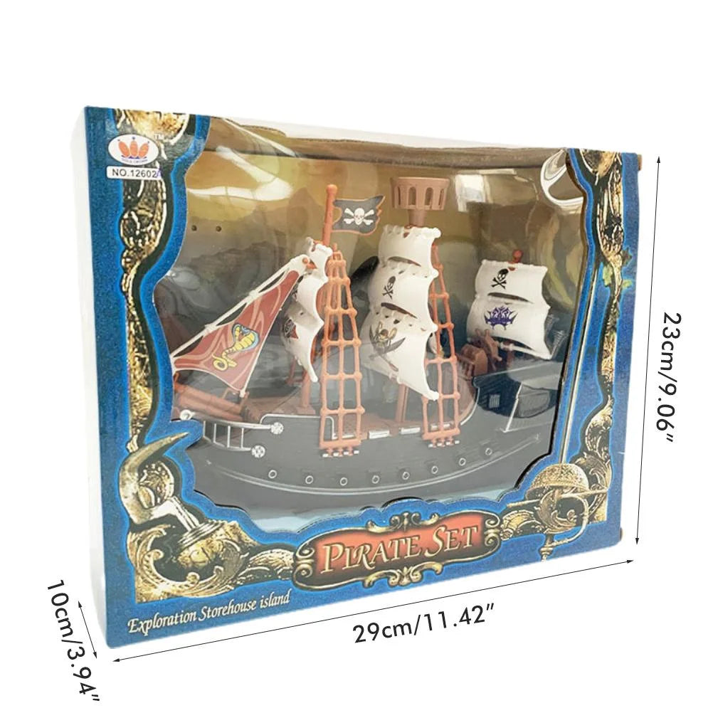 Pirate Ship Pretend Toy Model for Kids N8731
