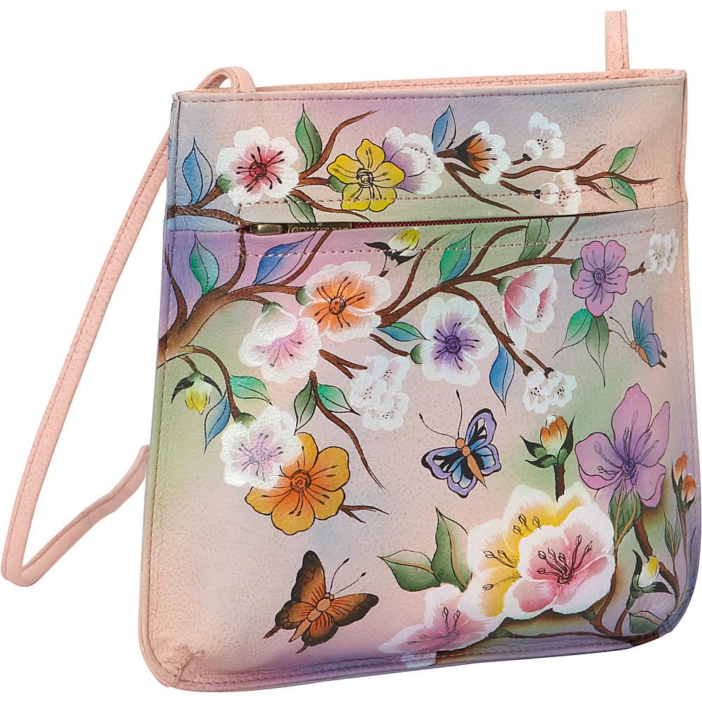 Handpainted Leather Mini X-Body Bag Y8456