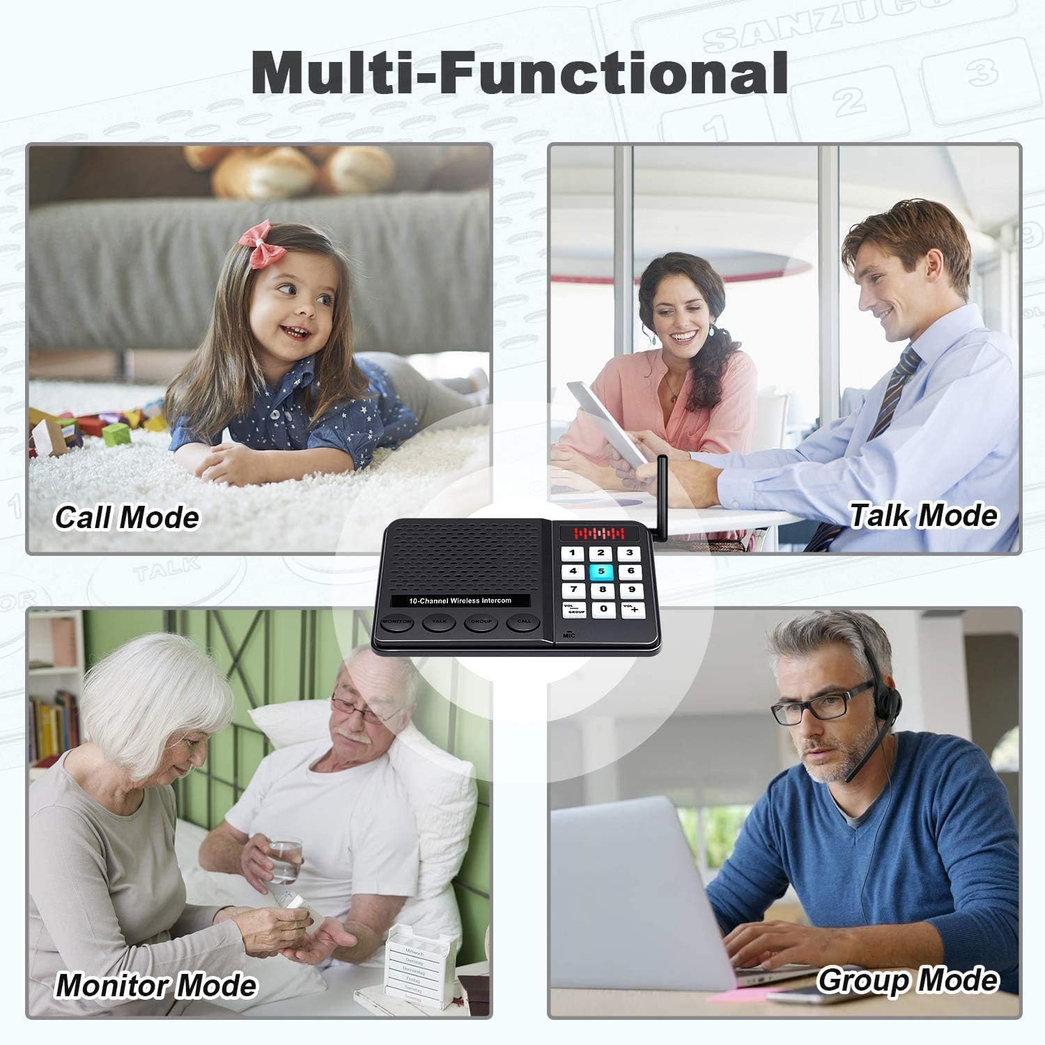 Wireless Intercom System 2 Pack F675290