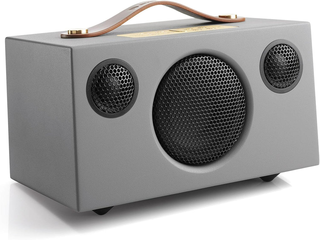 Grey Portable Rechargeable WiFi Bluetooth Wireless Speaker R83124