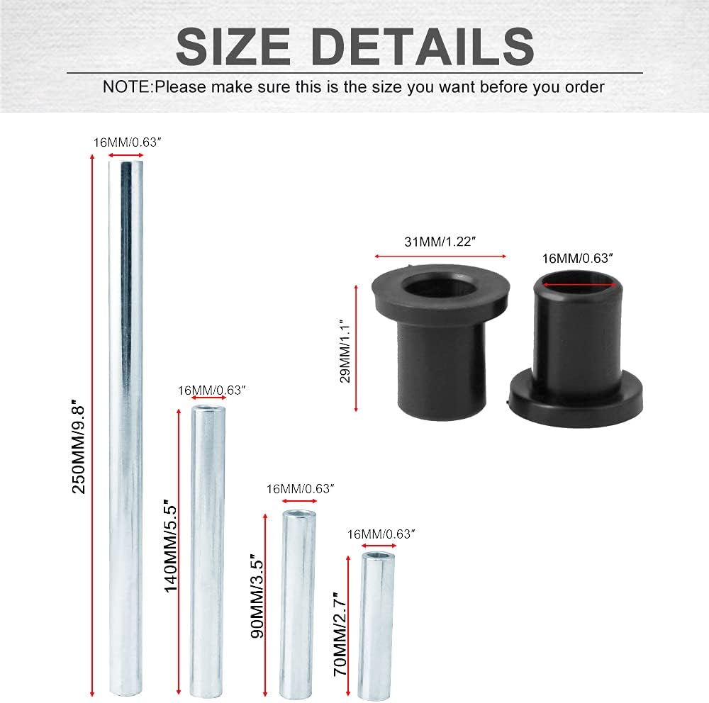 Stainless Steel Heavy-Duty A-Arm Control Arm Bushings Kit Pack of 2 R326699