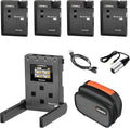 Wireless Lavalier Microphone, 24-Channel UHF, 4 Transmitters and 1 Receiver A92752