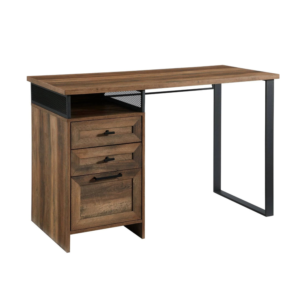 Reclaimed Barnwood 3-Drawer Writing Desk R196