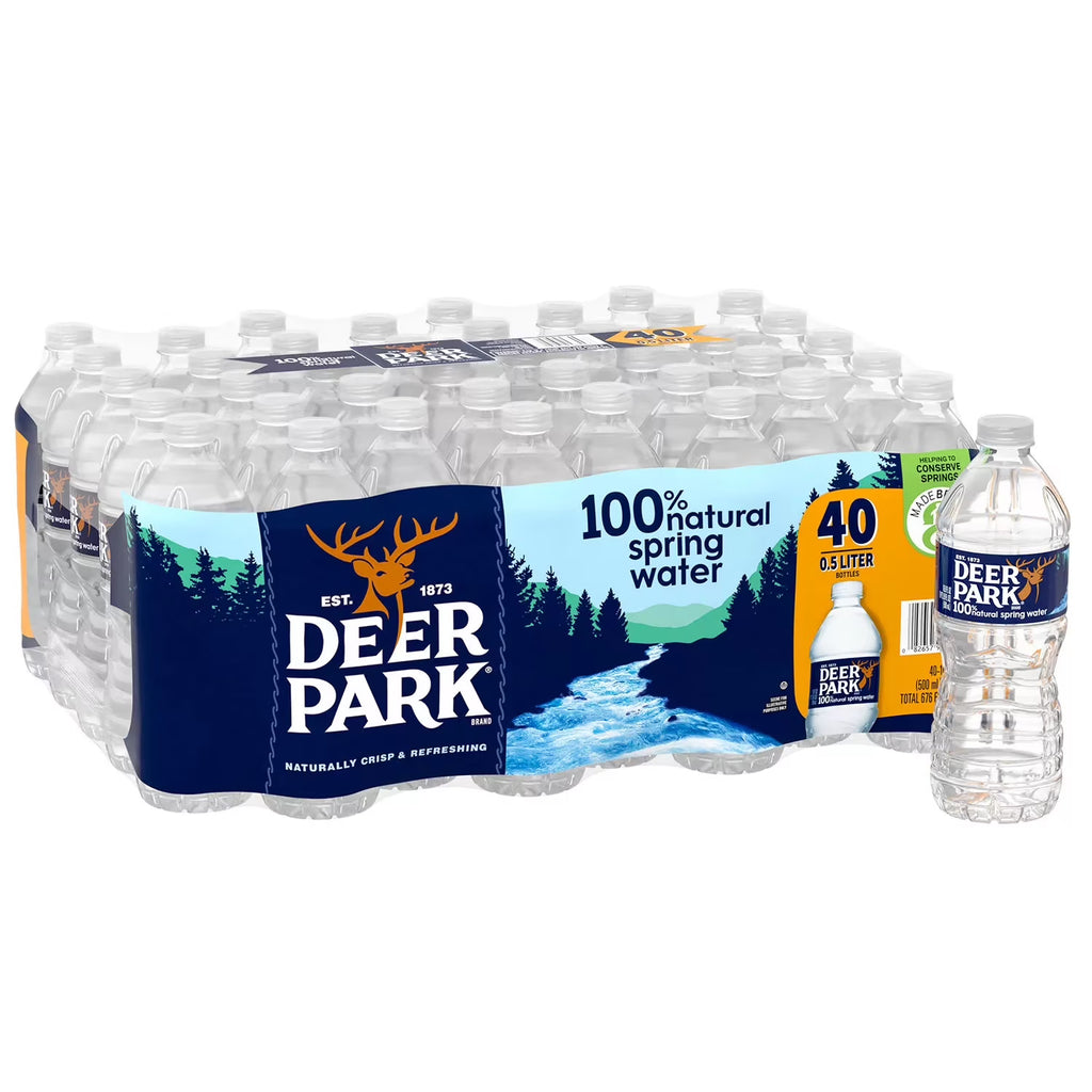 Deer Park 100% Natural Spring Water 16.9oz 40pk M14711