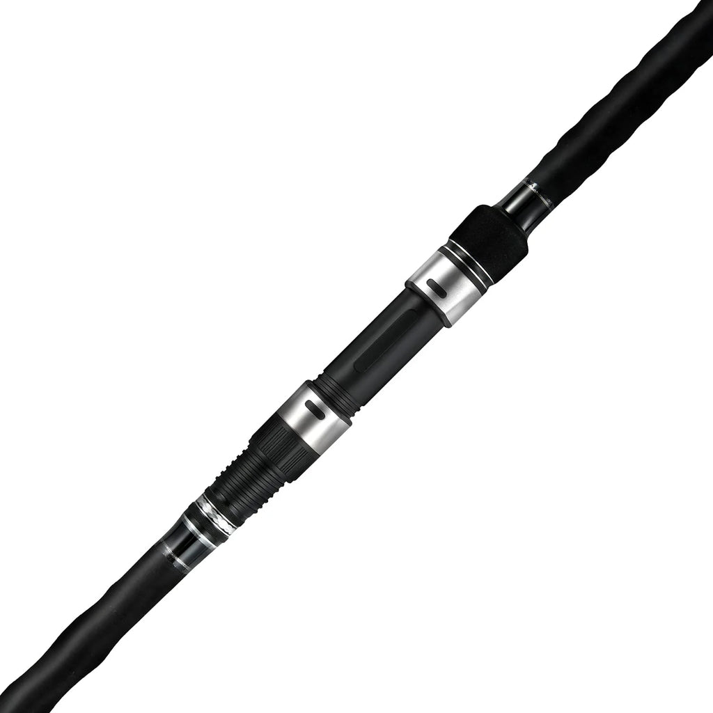 Carbon Fiber Travel Surf Spinning Fishing Rod 2pc Q77655