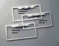 Brushed License Plate Frame Q915215