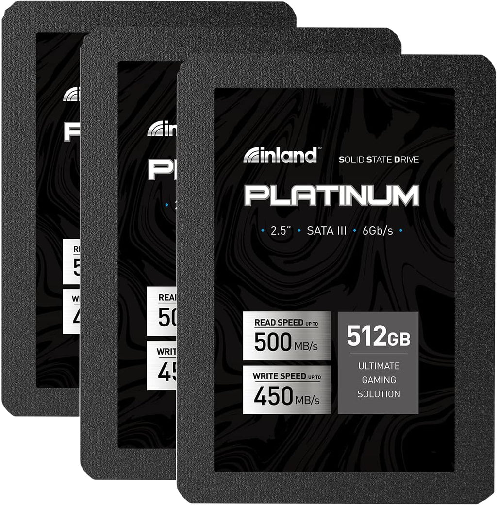 3 Pack 1TB SSD SATA III 2.5" Internal Solid State Drive Y672696