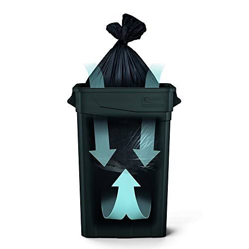 Blue 23 Gallon Resin Trash Can with Handles B9197