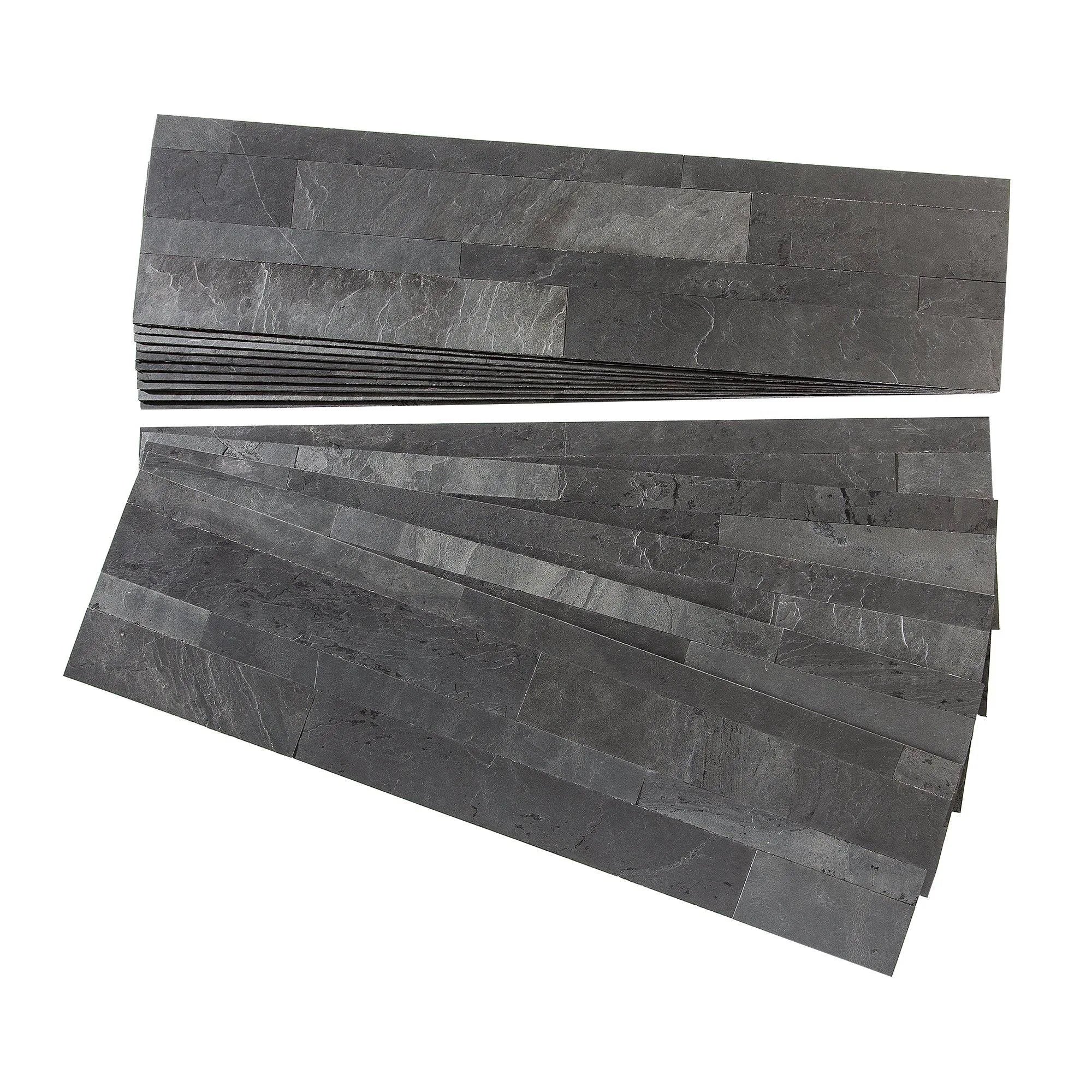 Stone Charcoal Slate Backsplash Kit G8557