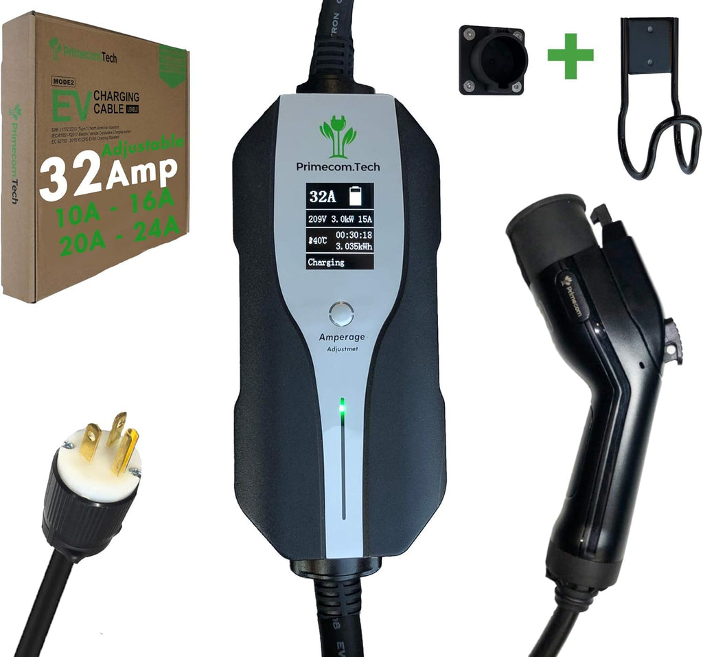 Level 2 Electric Vehicle Charger with 30Ft Cable I385